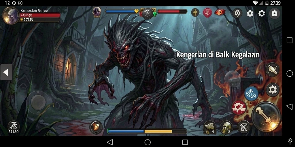 Gameplay mencekam dari 2739 dengan suasana yang menakutkan.