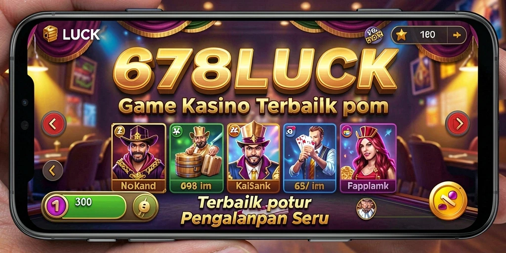 Screenshot gameplay 678LUCK yang menampilkan keseruan permainan Kasino.