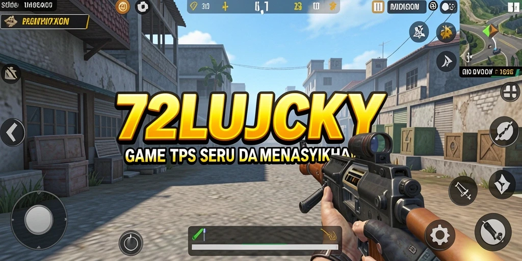 Tangkapan layar utama gameplay 72LUCKY yang penuh aksi.