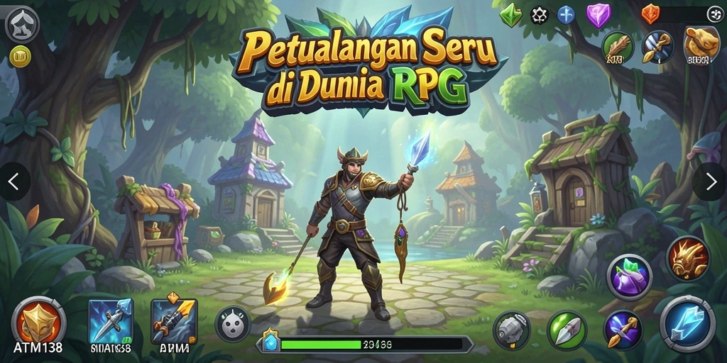 Tampilan gameplay RPG yang seru dan mendebarkan.