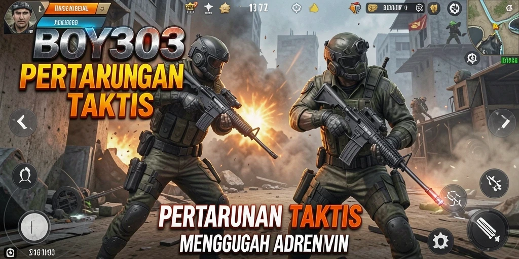 Screenshot permainan BOY303 yang menampilkan aksi pertarungan yang seru.