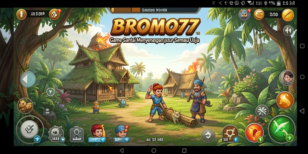 Tampilan seru gameplay BROMO77 yang mengasyikkan