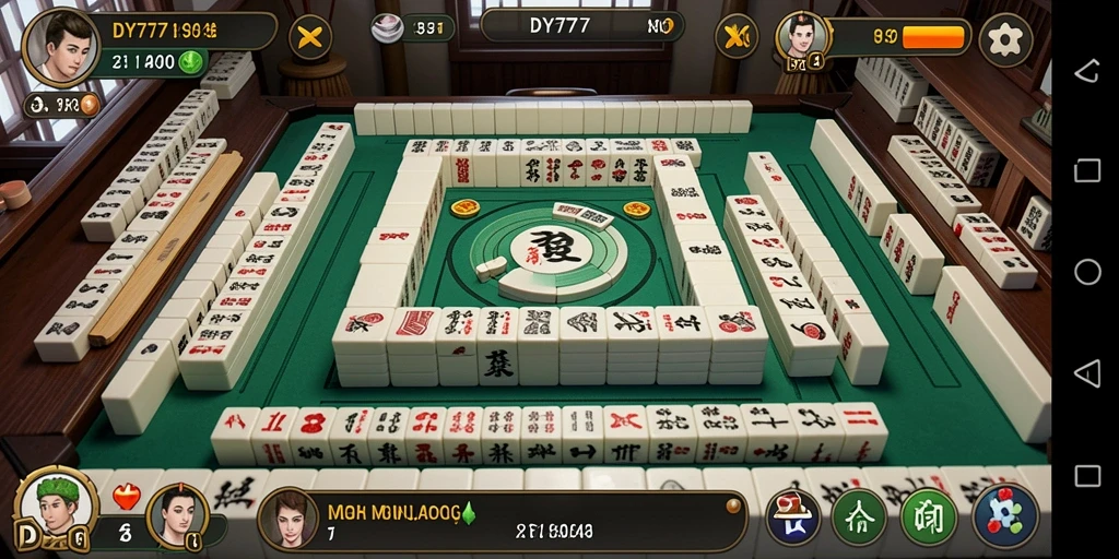 Tampilan gameplay Mahjong DY777 yang menarik dan penuh tantangan.