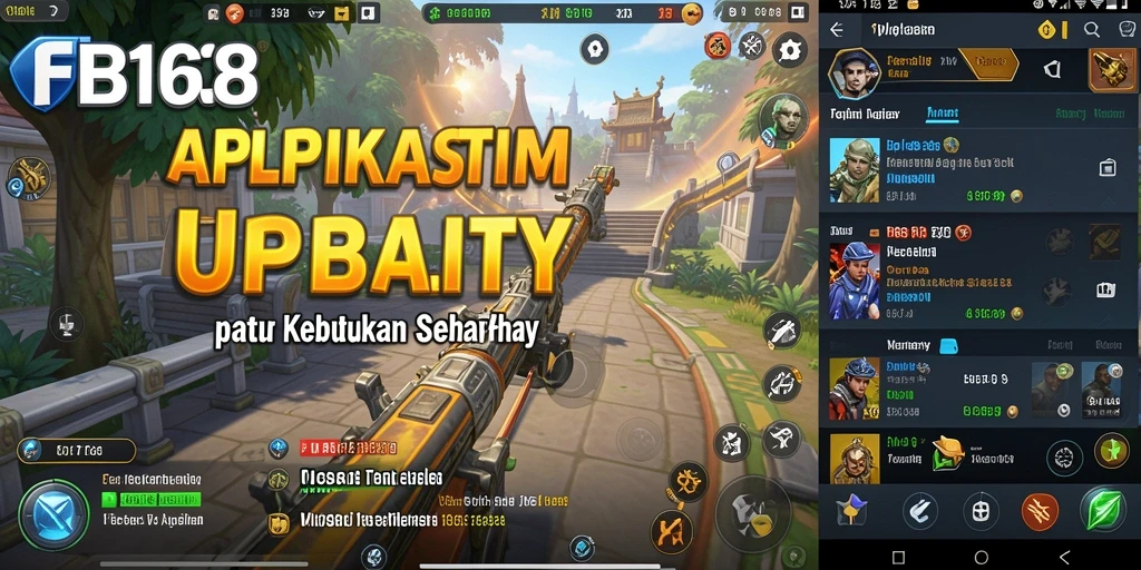 Tampilan utama FB168 menampilkan berbagai fitur pengingat dan catatan.