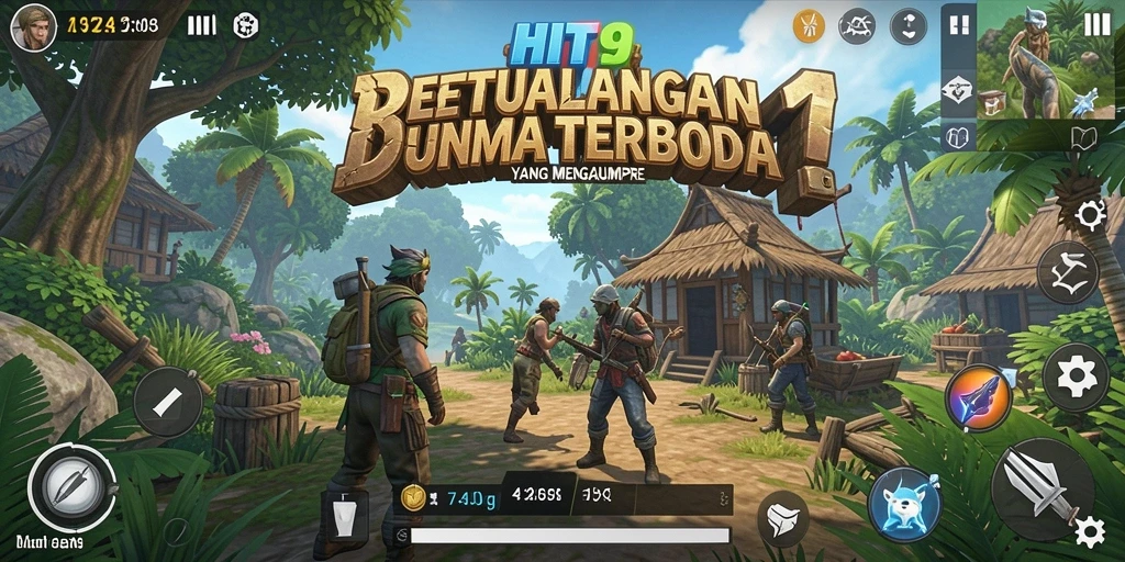 Tangkapan layar mengagumkan dari gameplay HIT9 yang menampilkan petualangan Open World.
