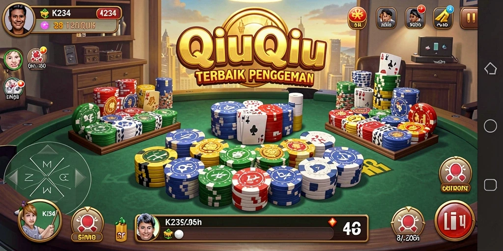 Screenshot gameplay K234 yang menampilkan aksi seru QiuQiu.