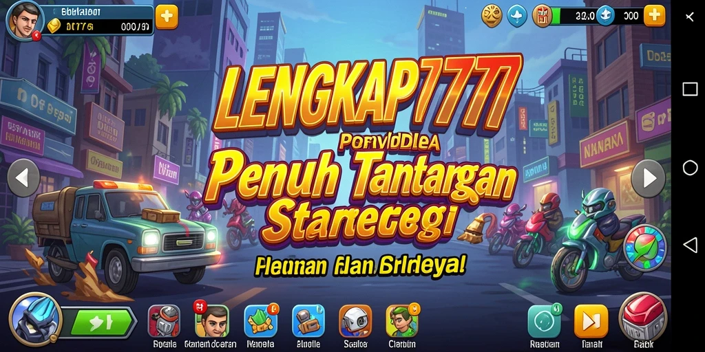 Tampilan menarik dari gameplay LENGKAP777 yang santai dan menantang.