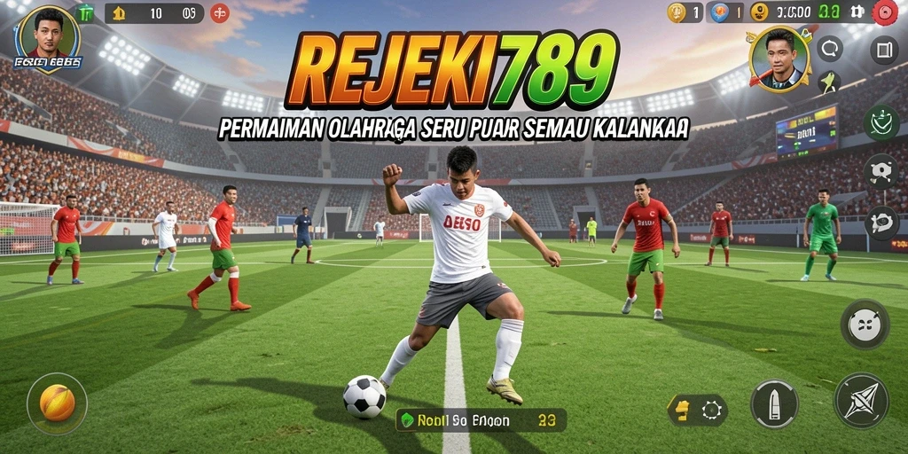 Menampilkan aksi pertandingan yang mendebarkan di REJEKI789.