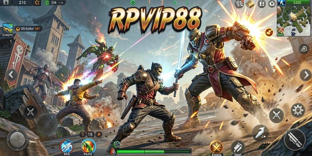 Tampilan menakjubkan dari gameplay RPVIP8 yang penuh aksi.